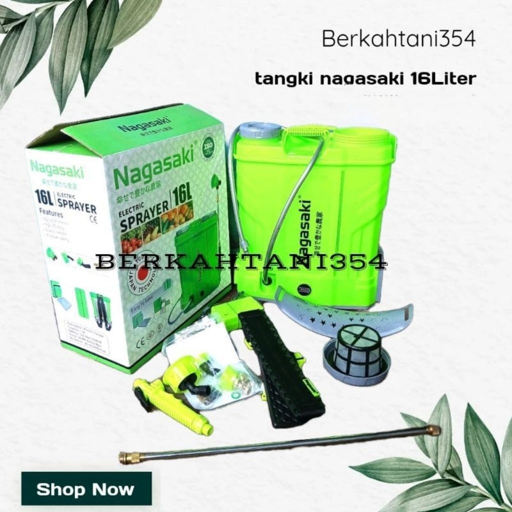 Tangki nagasaki 16liter 125psi sprayer semprot pertanian Nagasaki 16liter alat semprot pertanian nag