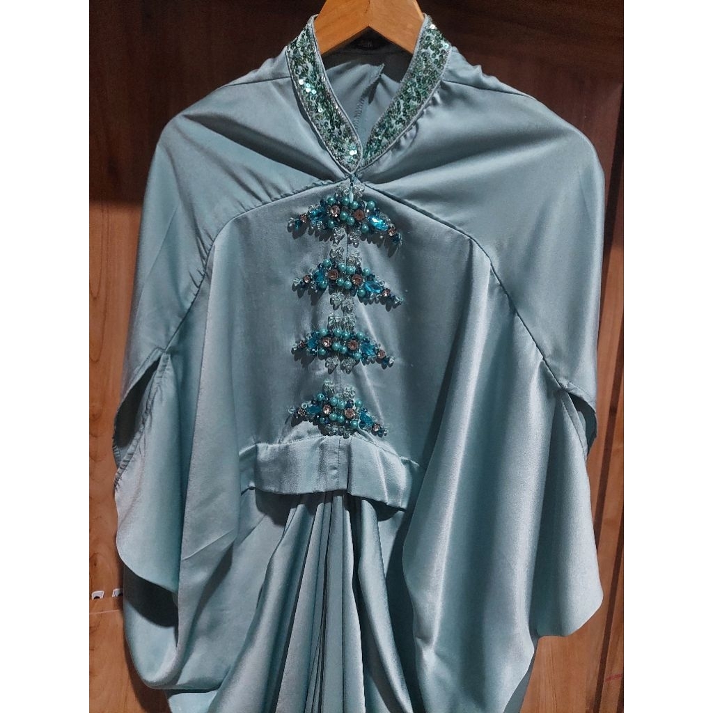 Preloved - Kaftan Judith.id (Hijau Mint)