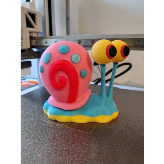 Mainan Figure Gary SpongeBob | Gary SpongeBob 3D Printed | Action Figure Gary SpongeBob 15cm