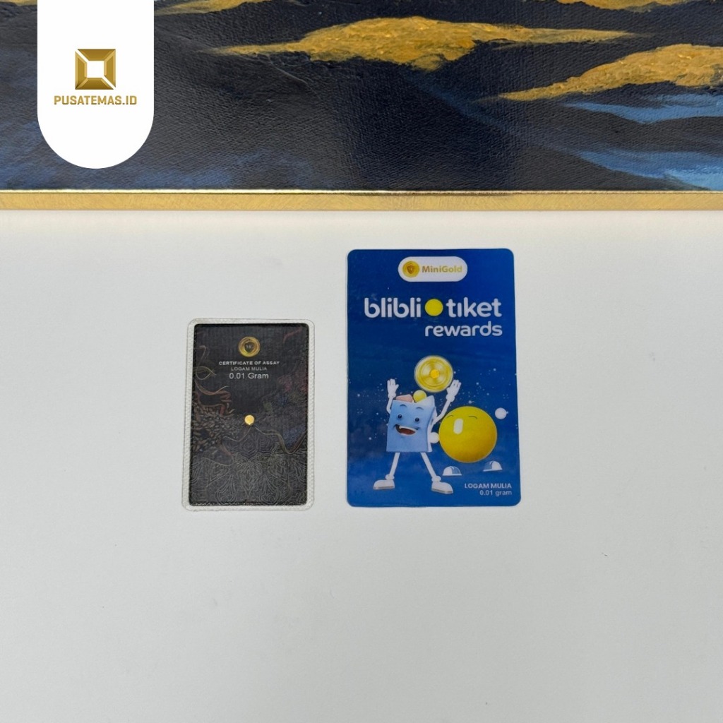 Emas Logam Mulia 24k (Non Antam) 0.01 Gram - 0.05 Gram