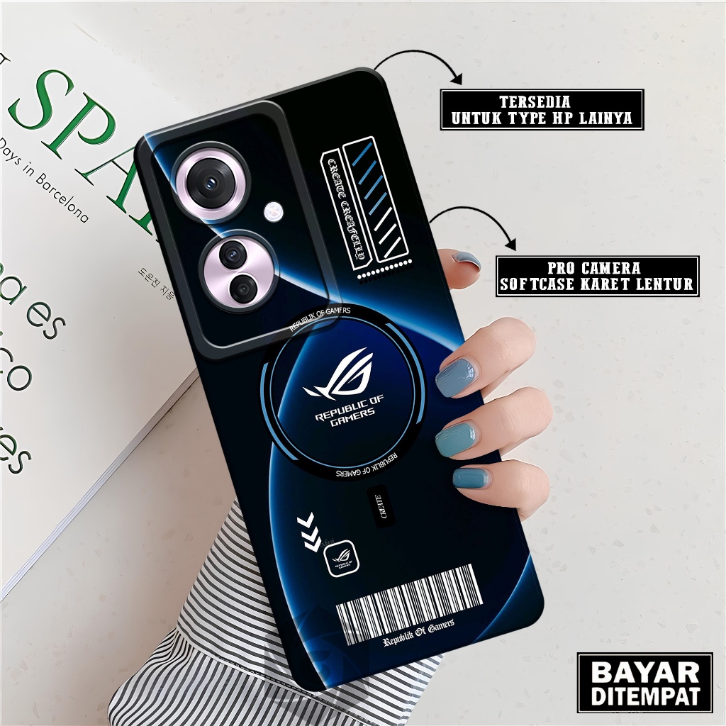 Softcase Hp OPPO RENO 11F 5G Fashion Case Game Case OPPO RENO 11F 5G Silikon Tpu Pro Camera Casing O