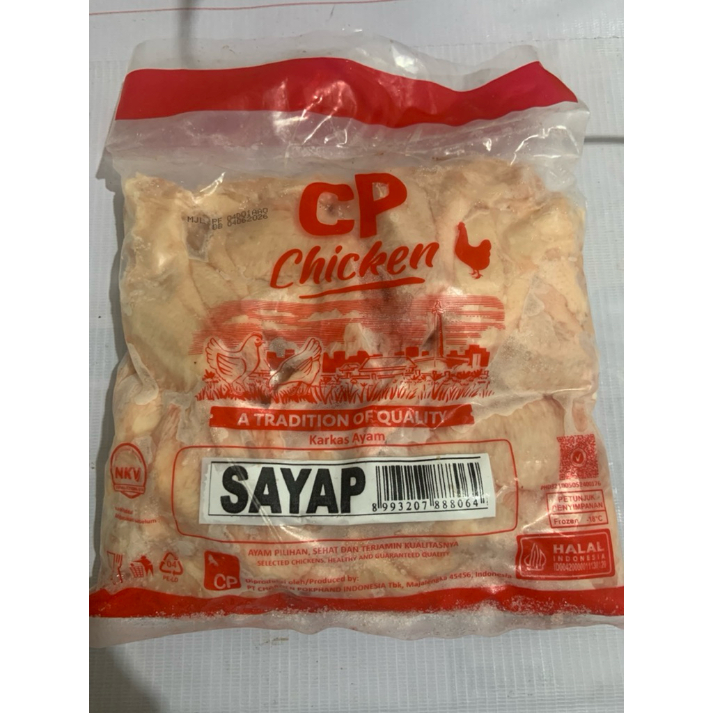 Sayap ayam Cp premium 1kg Beku Bersih