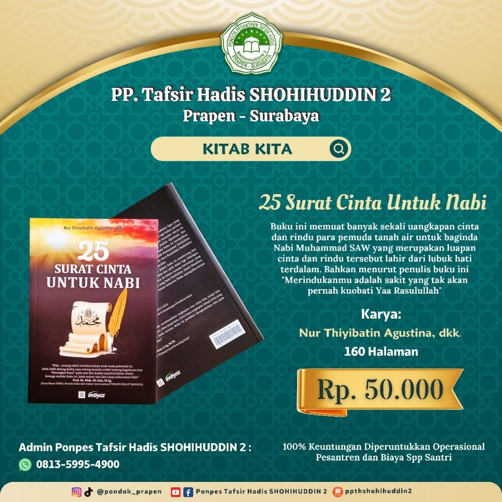 25 Surat Cinta Untuk Nabi