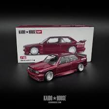 Diecast Model Car Compatible with Kaido House x Mini GT 1:64 BMW M3 (E30) Kaido GT V1 M Red Limited 