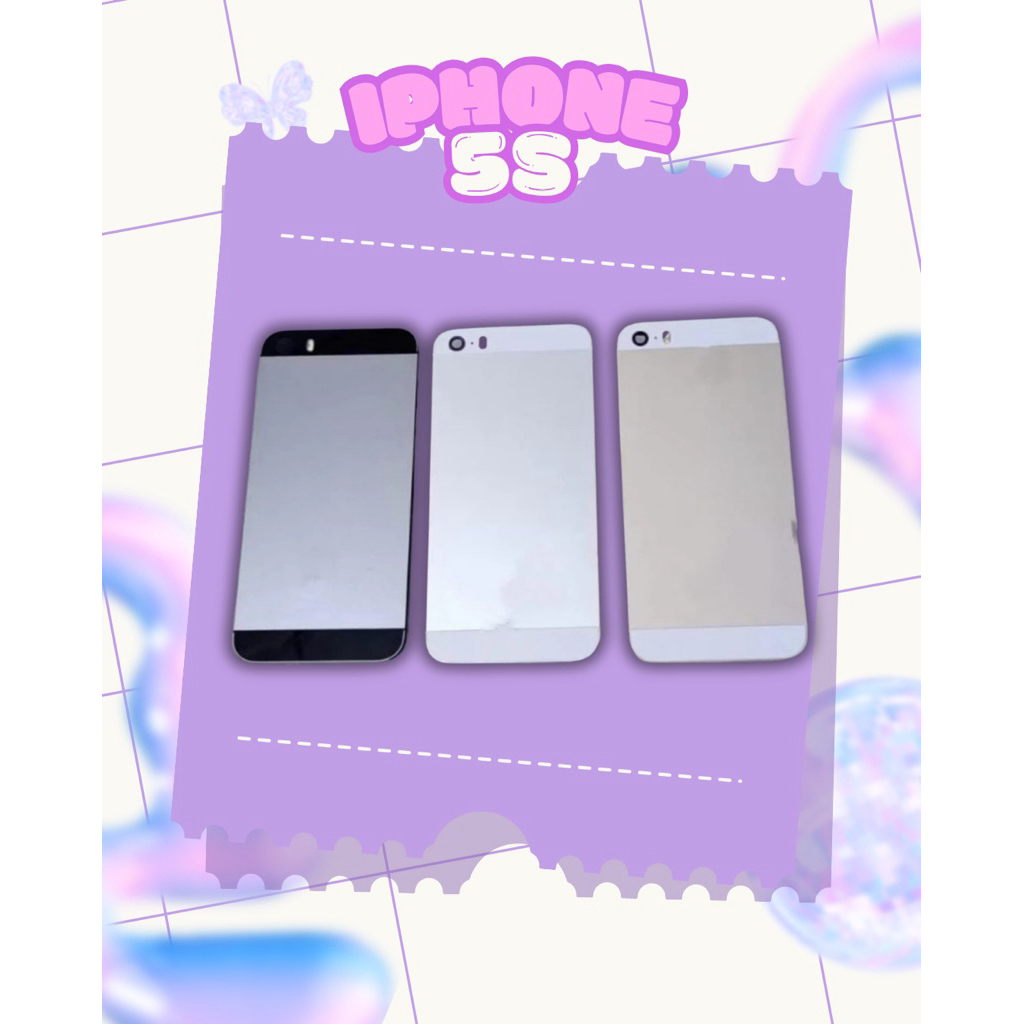 Backdoor Housing IPhone 5S - Iphone 5S - original copotan - Garansi - Second Like New - Full Set - C