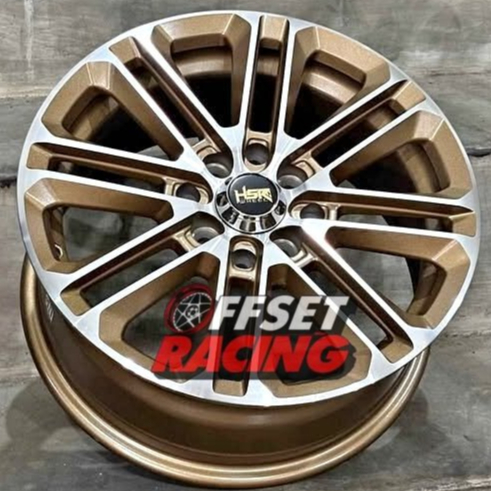 Velg Mobil Ring 15 HSR ALKANI Glossy Bronze Velg HSR R15 Lebar 6,5 Brio Agya Ayla Livina