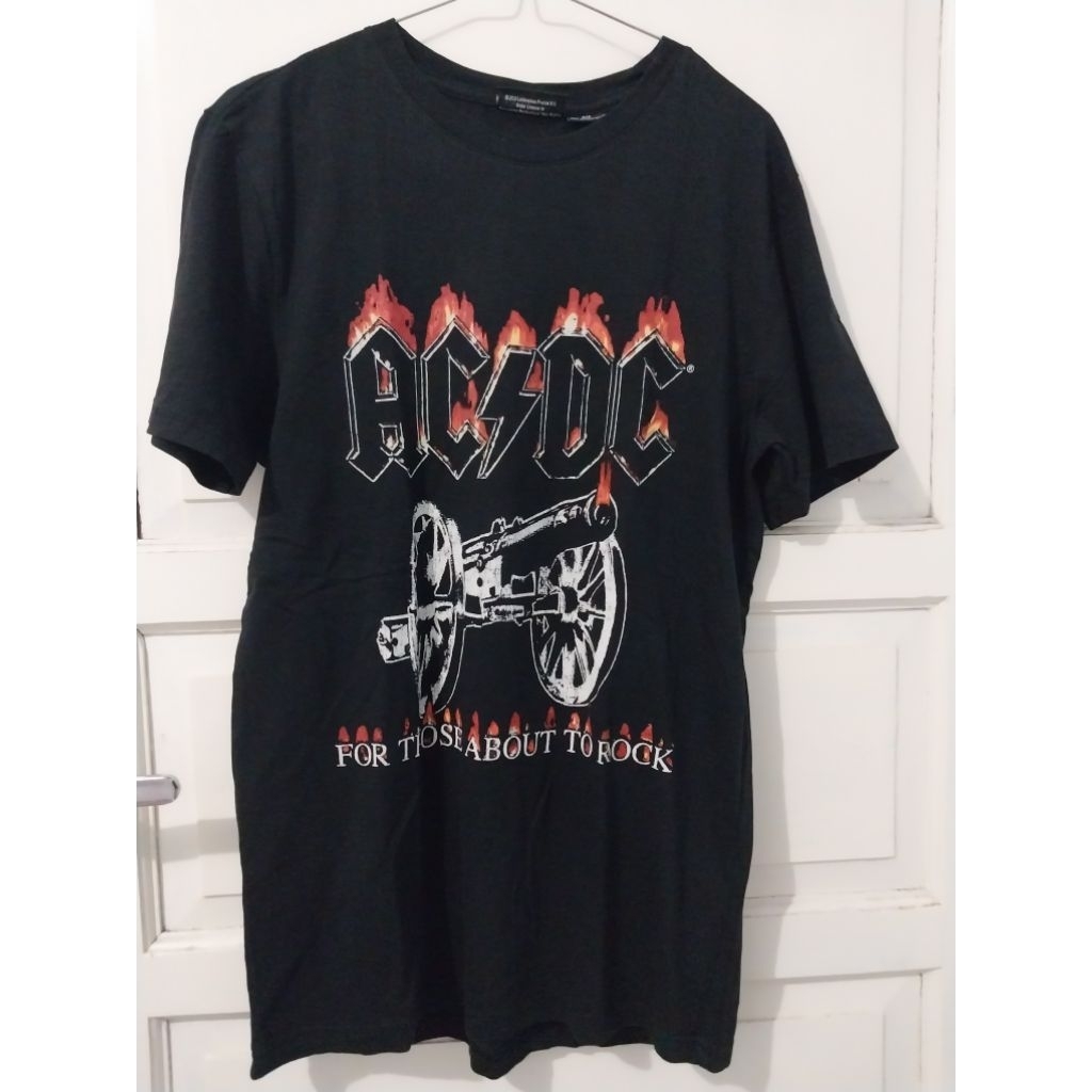 kaos Ac Dc original cotton on