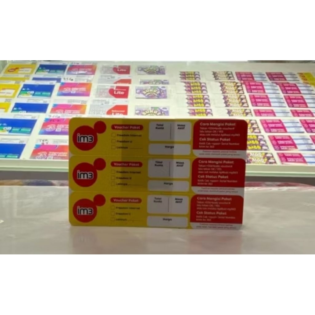 VOUCHER M3/INDOSAT KOSONG 30 SN (30PCS)
