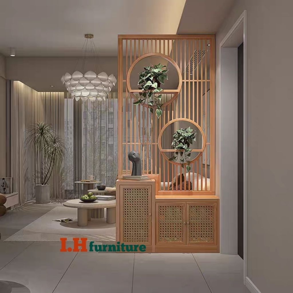 TERMURAH , partisi ruangan Japanese , partisi kayu minimalis modern