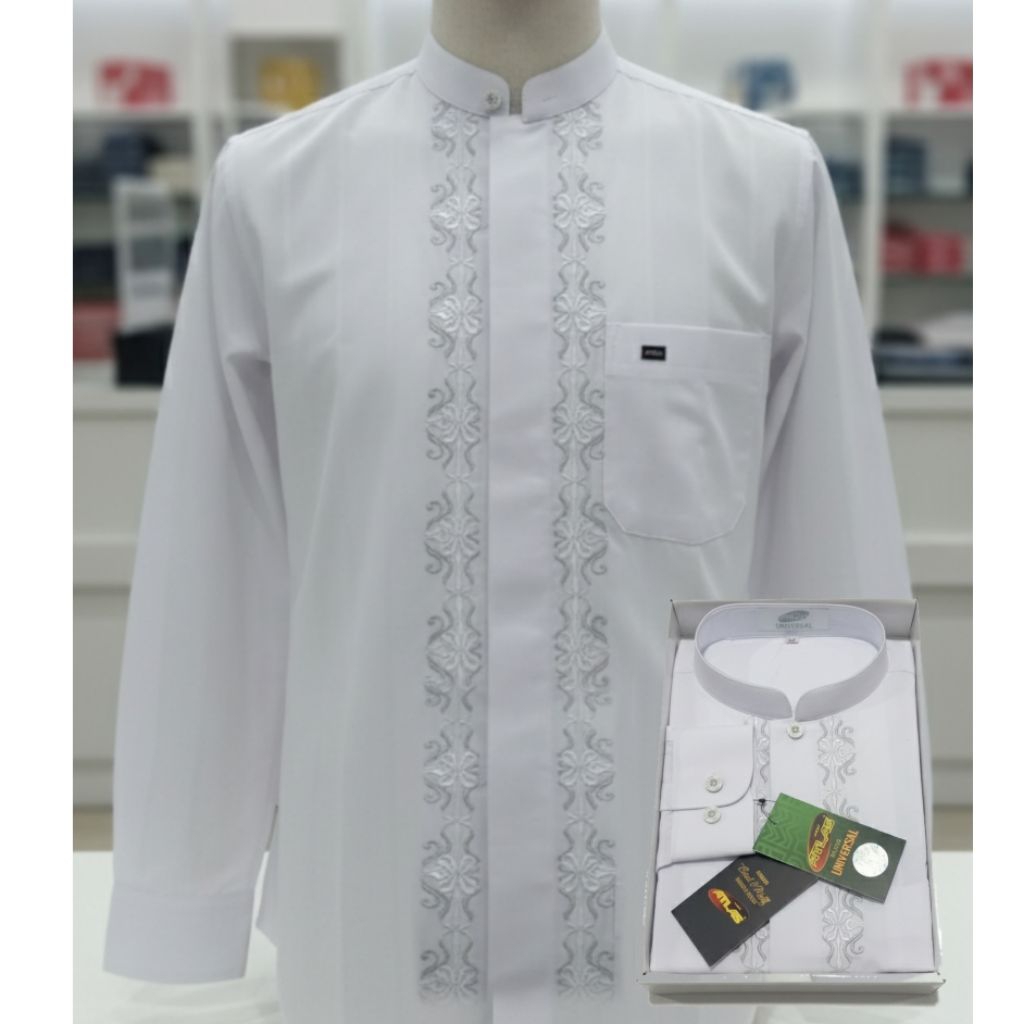 Baju Koko Atlas Lengan Panjang | Baju Koko Atlas Terbaru 2026