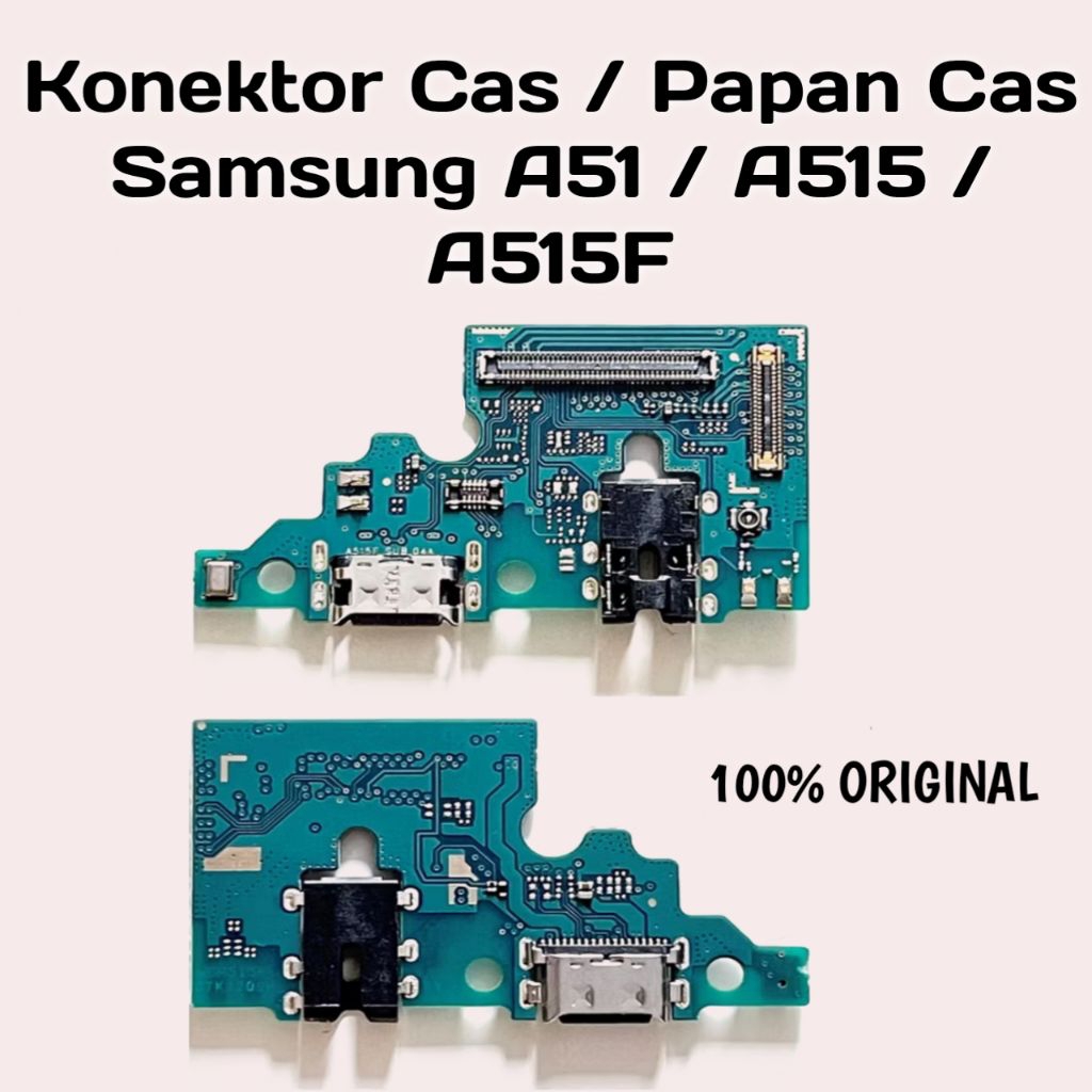 Papan Cas Samsung A51 / A515 / A515F Original – Konektor Charger Board Cas Sparepart HP Pengganti