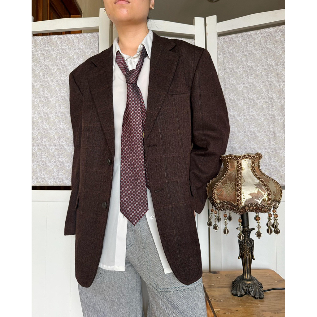 Rogatis Maroon-Brown Blazer