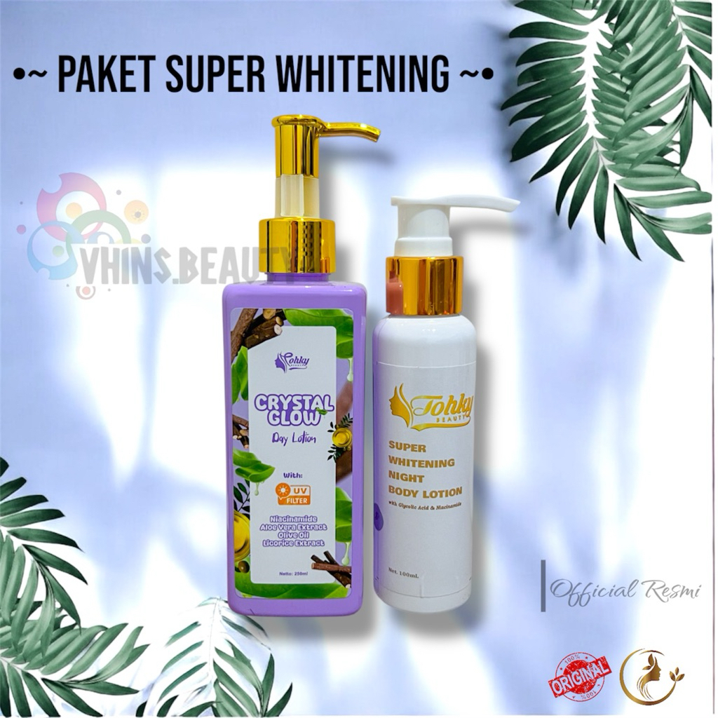 PAKET SUPER WHITENING LOTION TOHKY