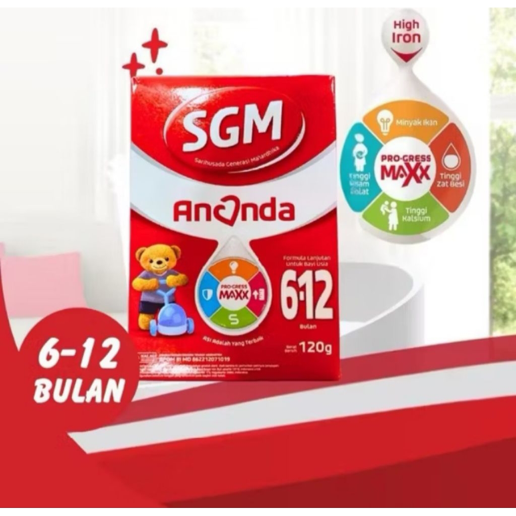 Susu SGM usia 6-12 bulan