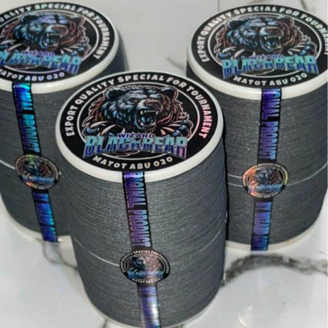 Gelasan BLACK BEAR 6000 Yard Special Tournamen Bahan Matot Abu Ori 020 Tekstur Tajam Garang Merang C
