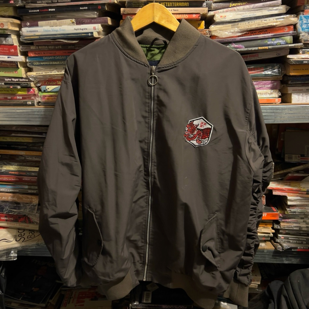 Original 16ds Sixteen Denim Scale x Muklay Jaket Bomber Varsity Pilot Racing