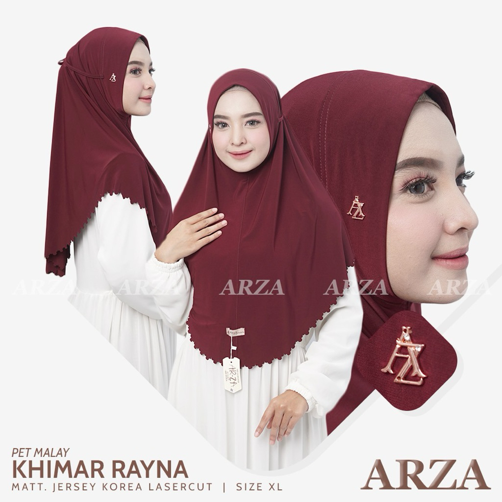 Hijab arza Rayna khimar malay