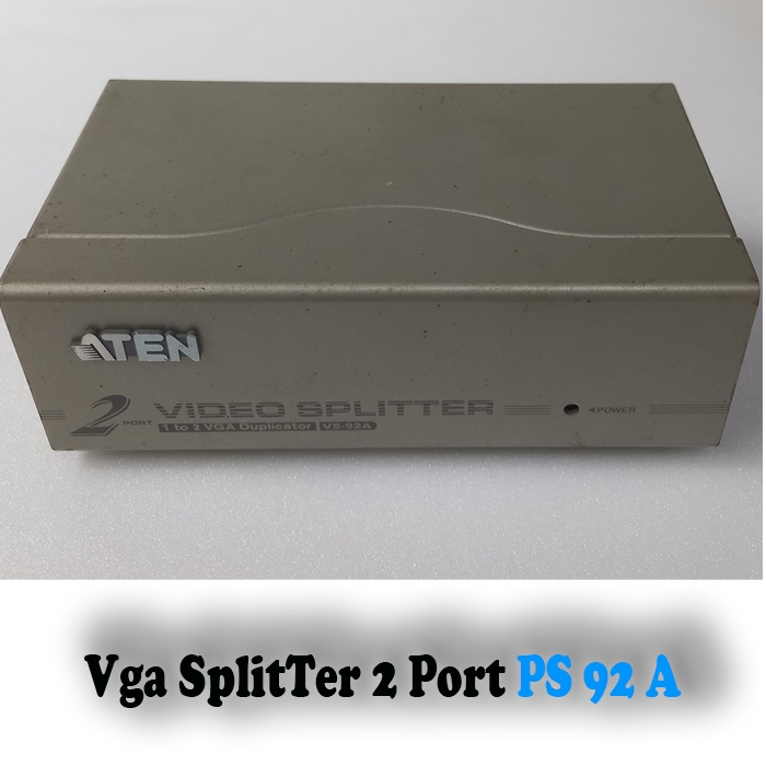 ATEN VS92A 2-Port VGA Splitter (350MHz) second abu abu