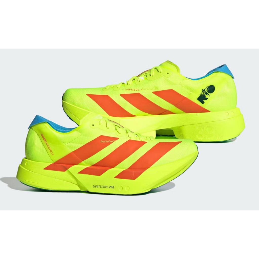 Sepatu Lari Adizero Adios Pro 4 Lucid Lemon Impact Orange