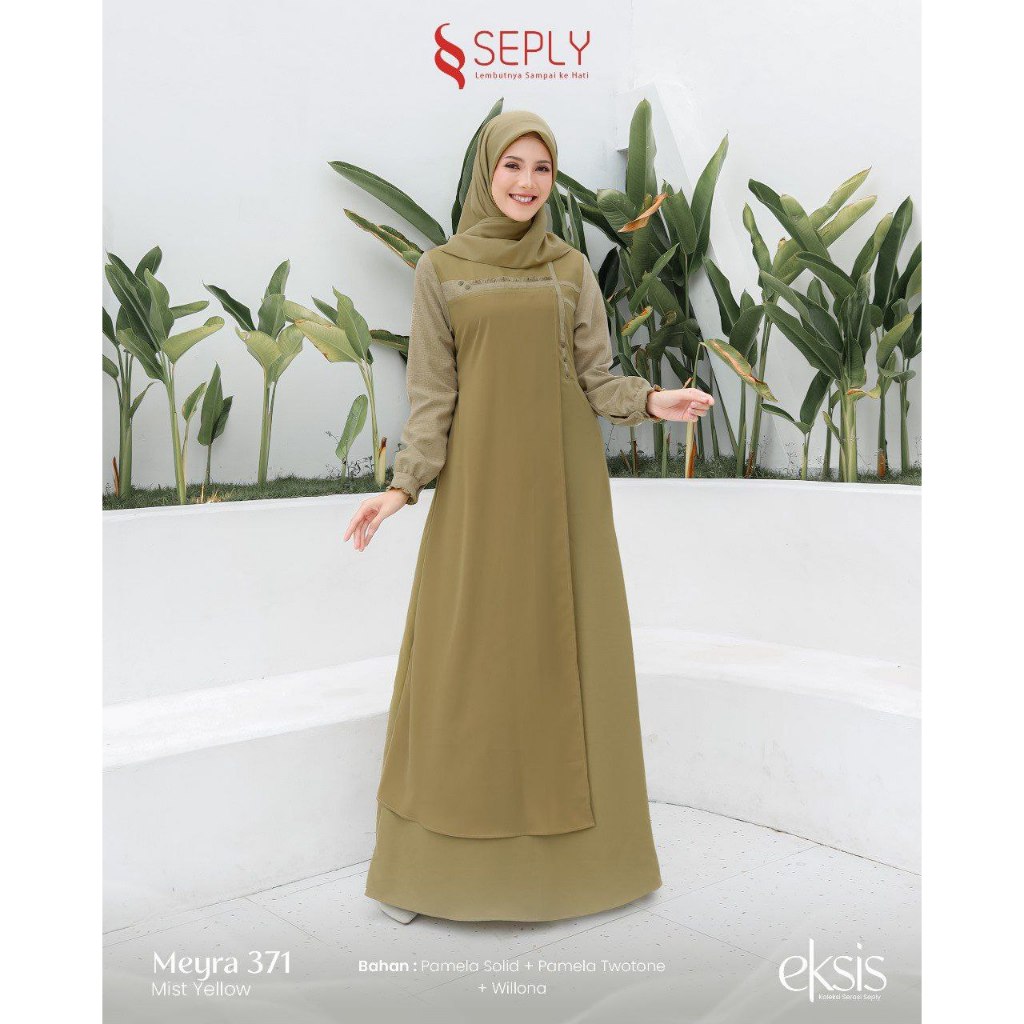 COUPLE MOM ANAK EKSIS 272 MIST YELLOW BY SEPLY/BAJU COUPLE/GAMIS MURAH