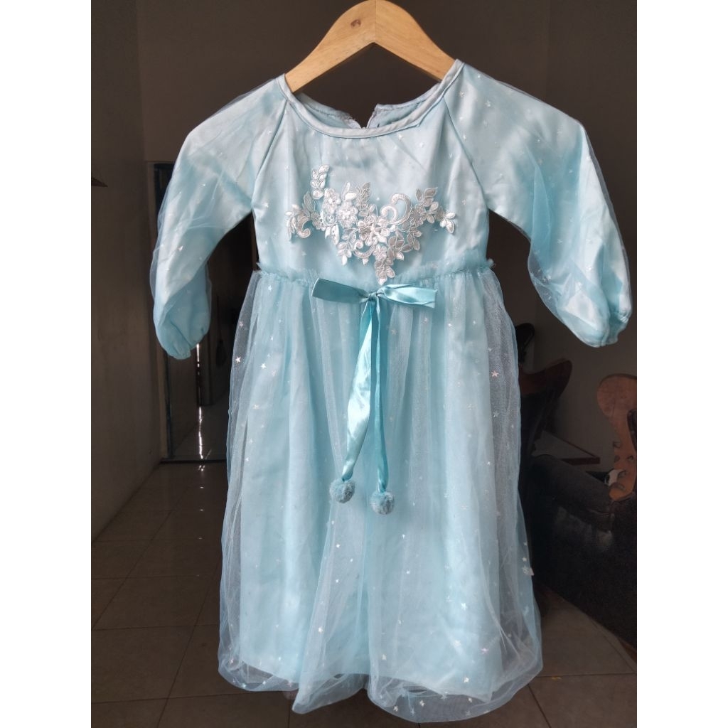 Dress Frozen Princessa Flami