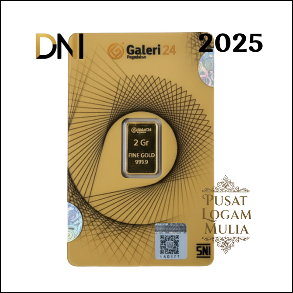 Logam Mulia Galeri24 Emas 2 Gram 999.9% Certicard