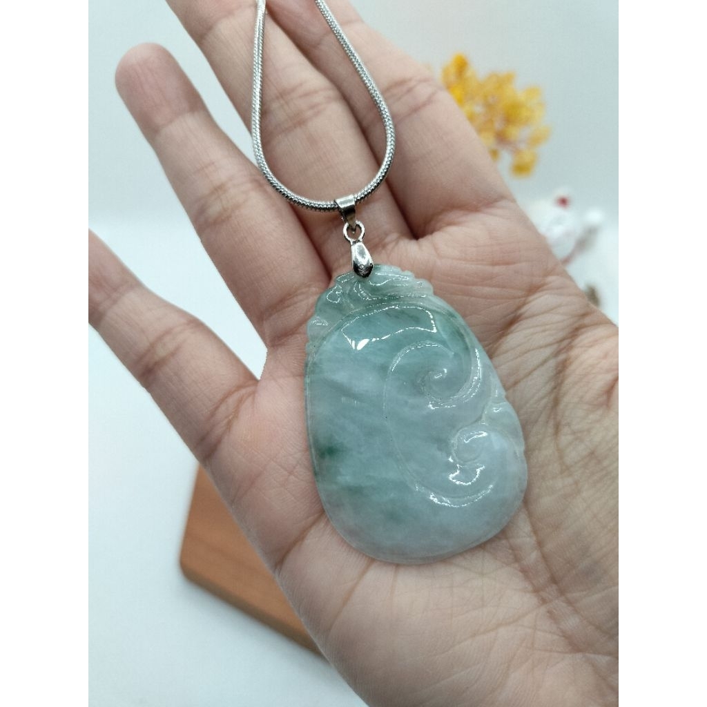 Giok Burma Ruyi Pendant (jadeite)