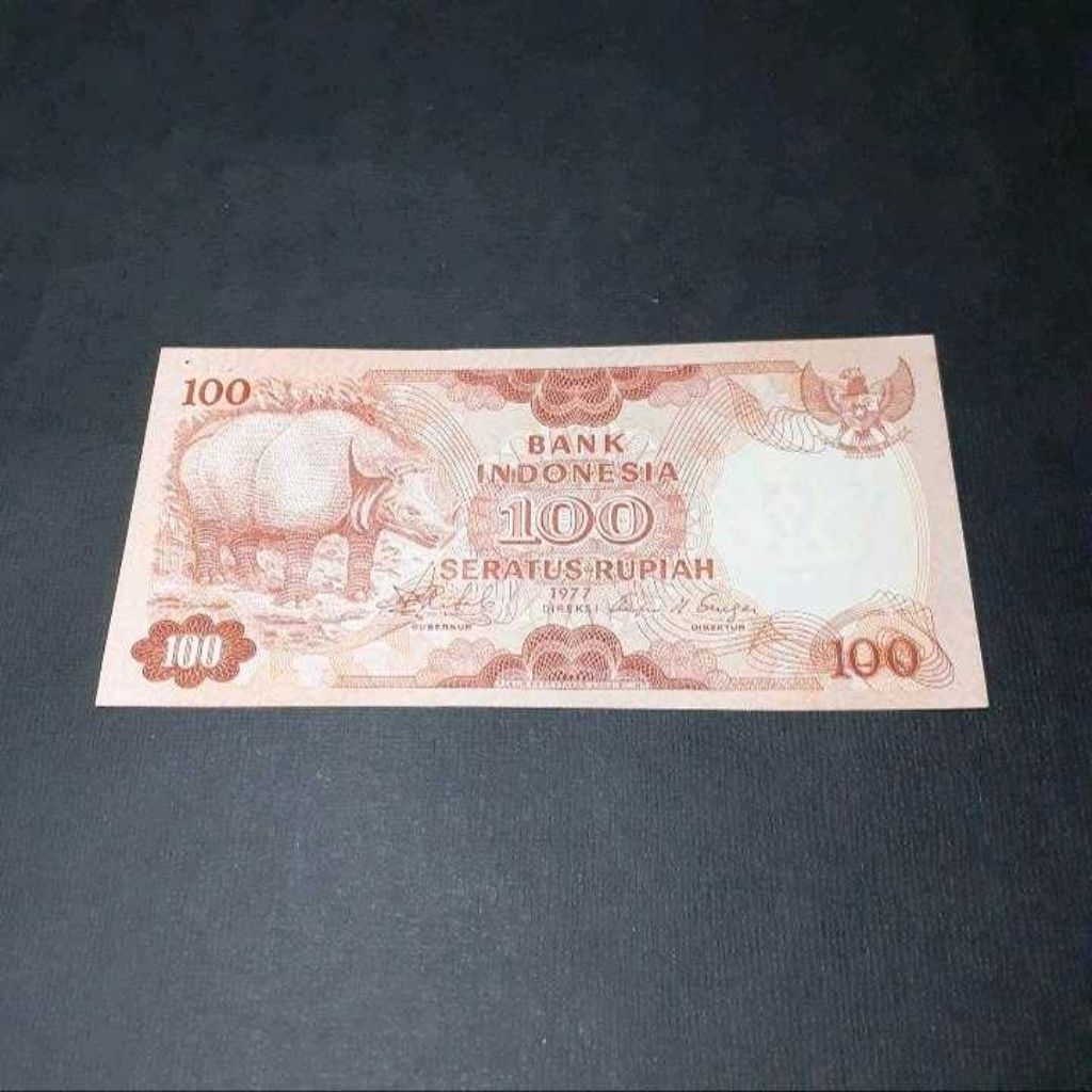 CD060 SERATUS RUPIAH JAMAN DULU ATAU KUNO  TAHUN 1977