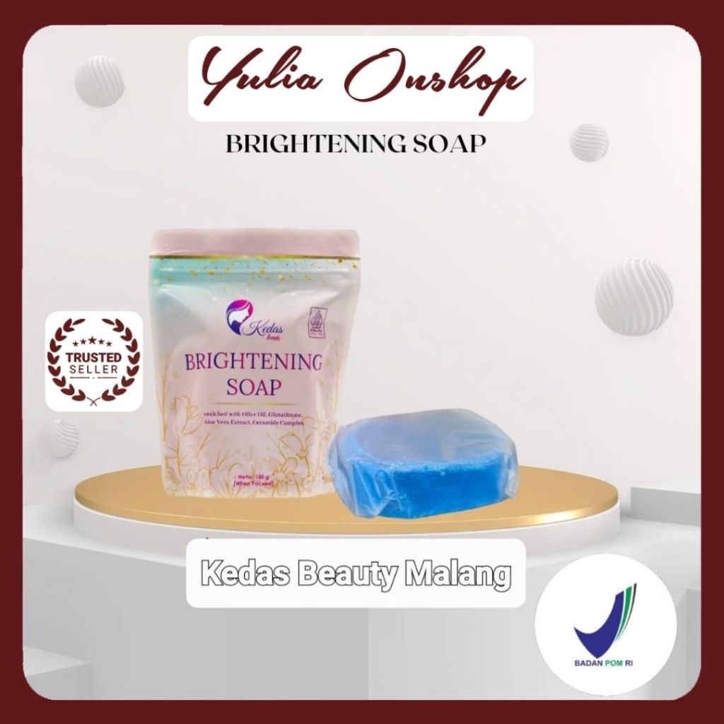 KEDAS BEAUTY SABUN BATANG - BRIGHTENING SOAP PLATINUM ORIGINAL BPOM
