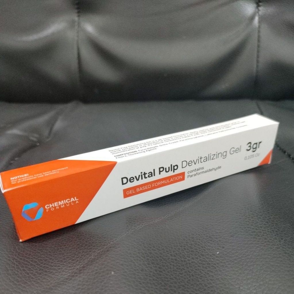 Devital Pulp Non Arsen Devitalizing Gel isi 3 gram Gel Based formulation