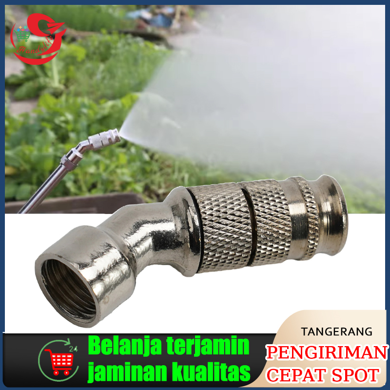 Nozzle Spuyer Sprayer Tangki Elektrik Bengkok 1 Lobang Super Kabut Stainles