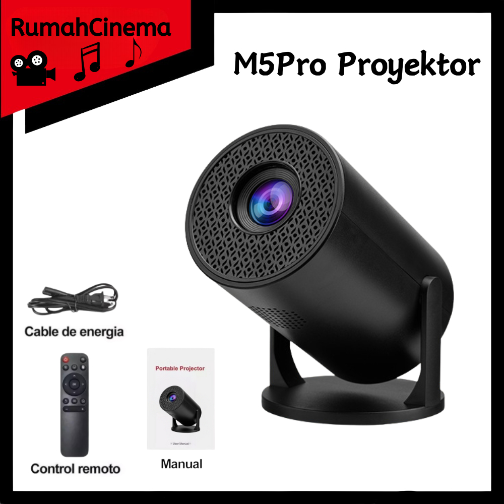 M5Pro Proyektor Mini Portable HD 1080P