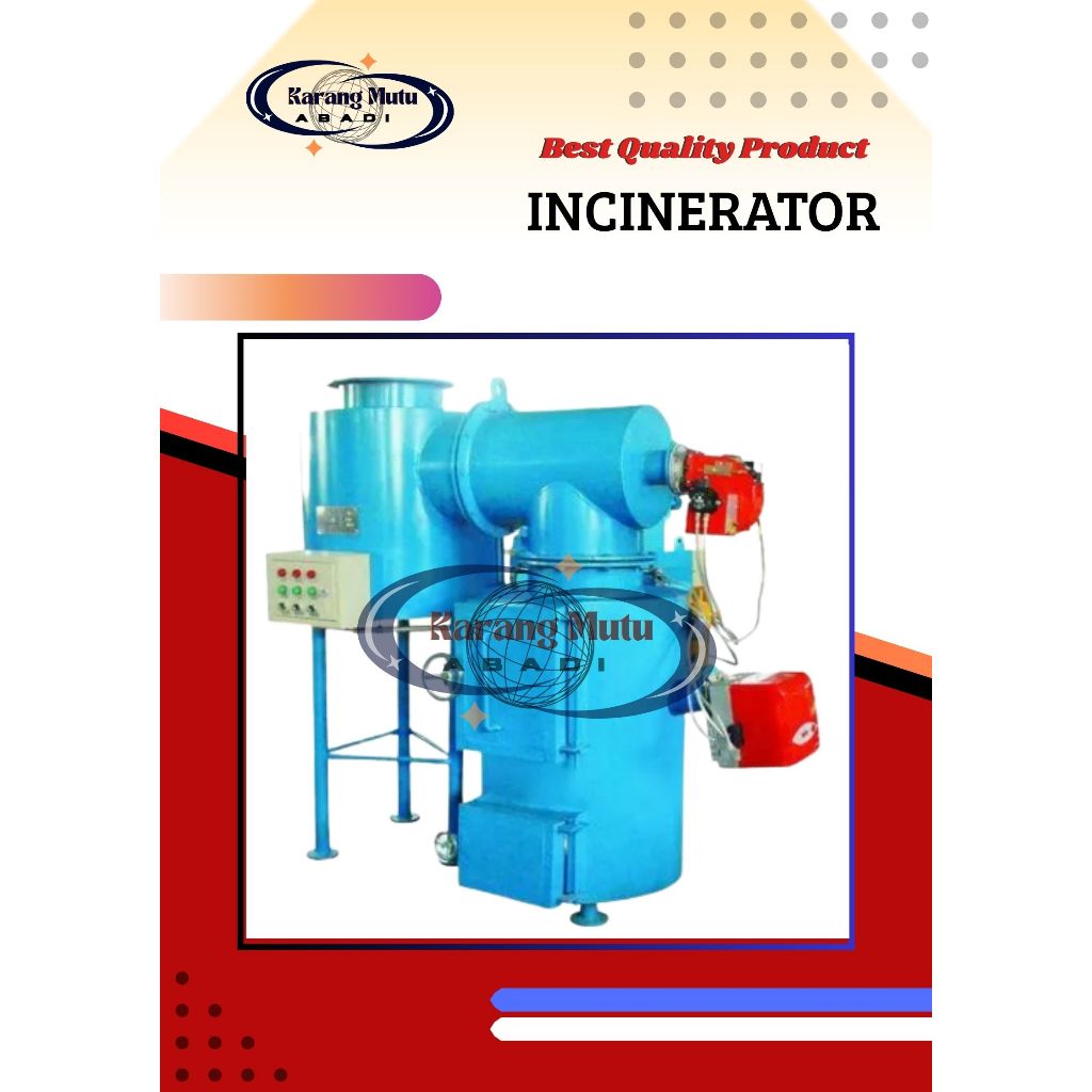 Mini Incinerator limbah medis (Incinerator sampah tanpa asap) 5kg/jam