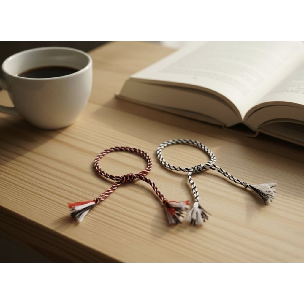 Gelang Tali Tridatu Bali Tasel Couple