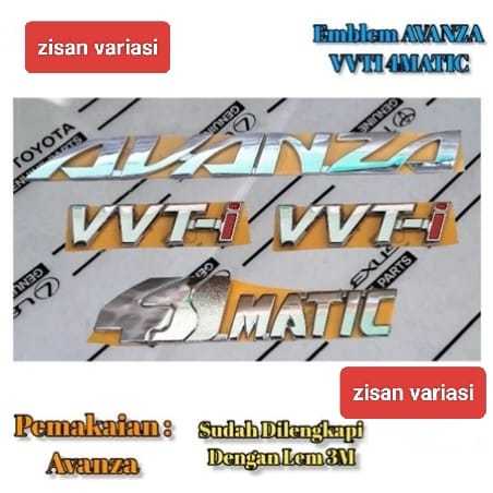 EMBLEM AVANZA ORIGINAL TOYOTA AVANZA/EMBLEM BAGASI TOYOTA AVANZA