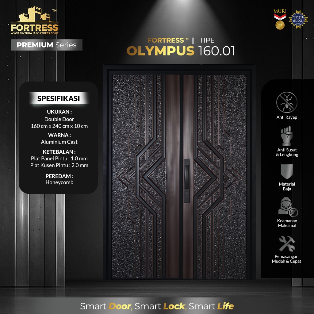 Pintu Baja Fortress | Pintu Baja Premium OLYMPUS 160X240 FORTRESS