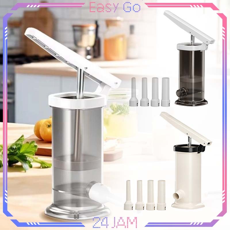 4 In 1 Alat Pembuat Sosis Manual Tipe Dorong Alat Buat Sosis Umum Pengisi Sosis Manual Alat Isi Sosi