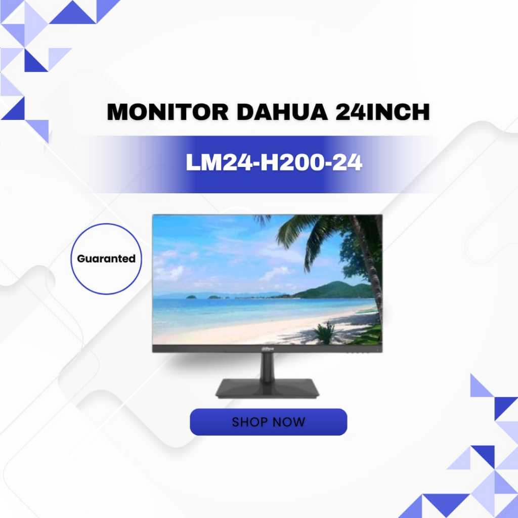Monitor LED Dahua DHI-LM24-A201F | 24" Full HD IPS | 100Hz | 5ms | HDMI & VGA
