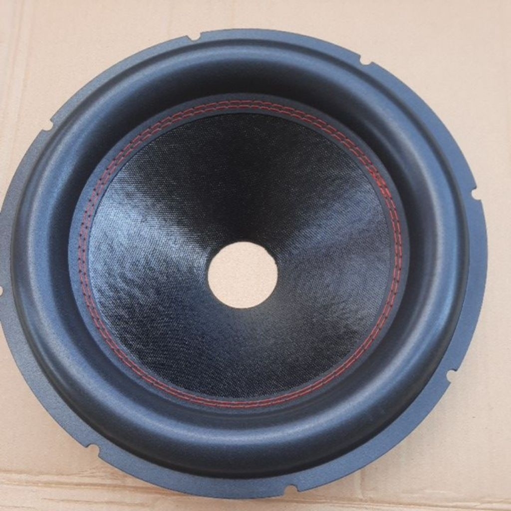 Daun Kertas Speaker 12inch Subwoffer lubang spull 50mm