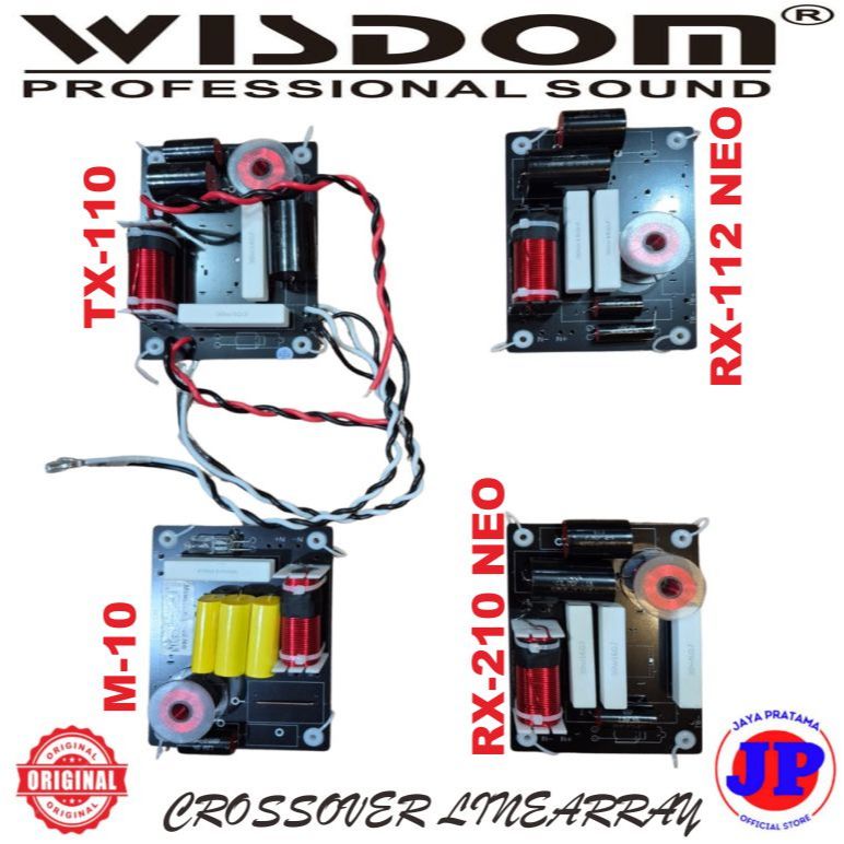 Crossover Pasif Line Array Wisdom RX112NEO  / RX210NEO / M10 / TX110  Crossover Pasif Speaker Line A