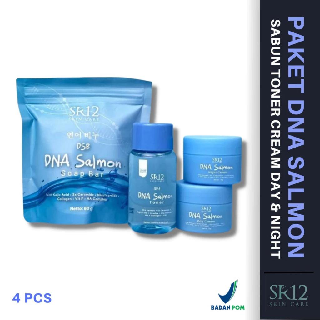 DNA Salmon SR12 Skincare Set Mencerahkan Flek Hitam