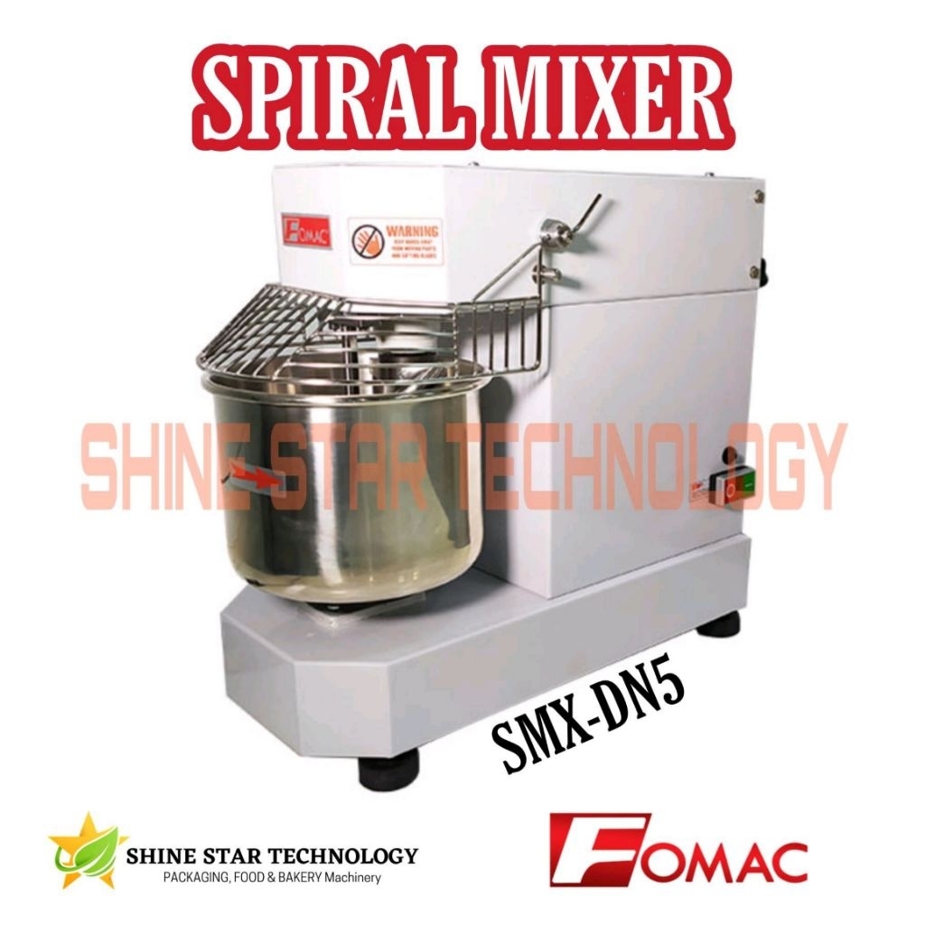 Fomac Spiral Mixer SMX-DN5  SMX DN5 Mesin Pengaduk Adonan
