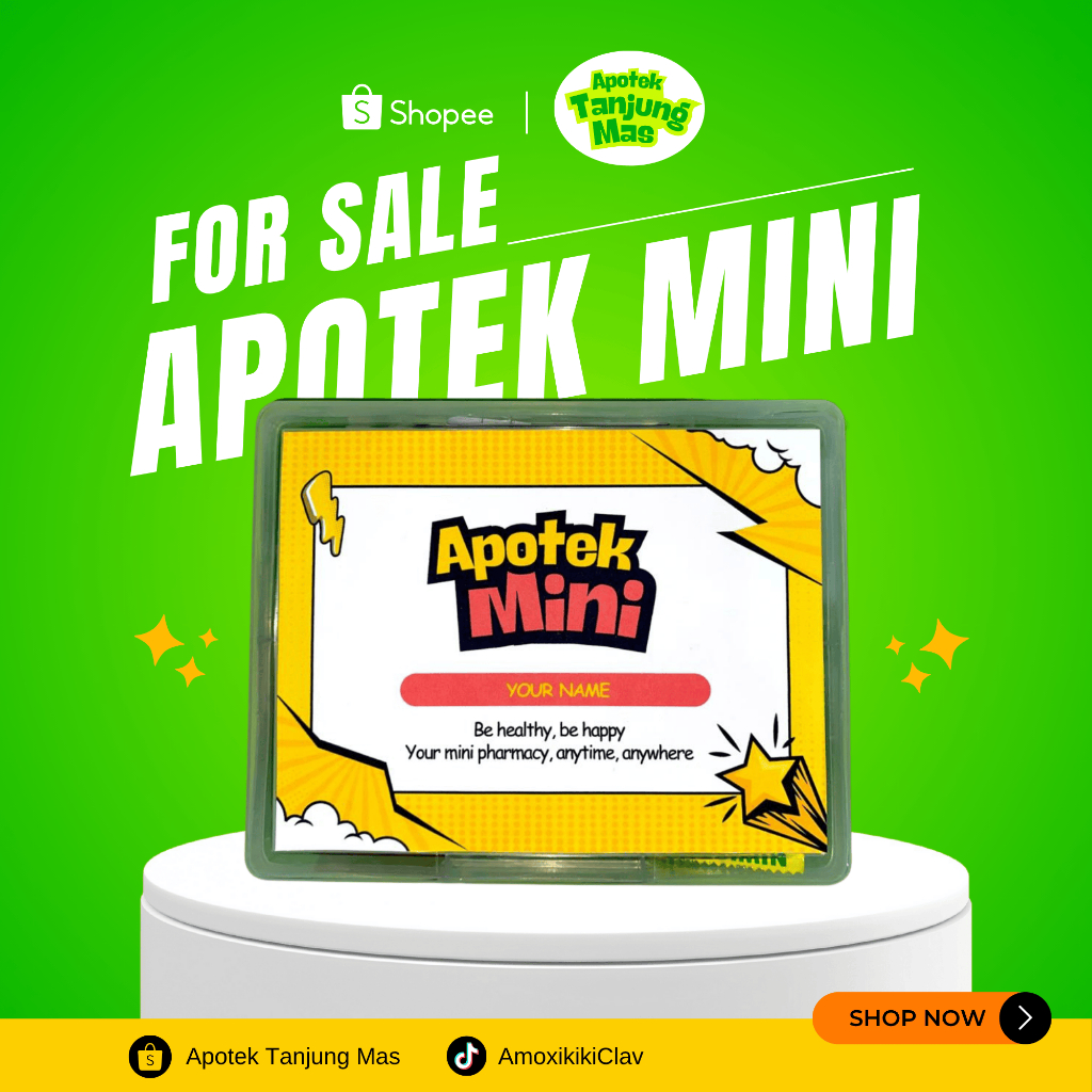 Apotek Mini Custom Emergency Box | Gift Box Obat