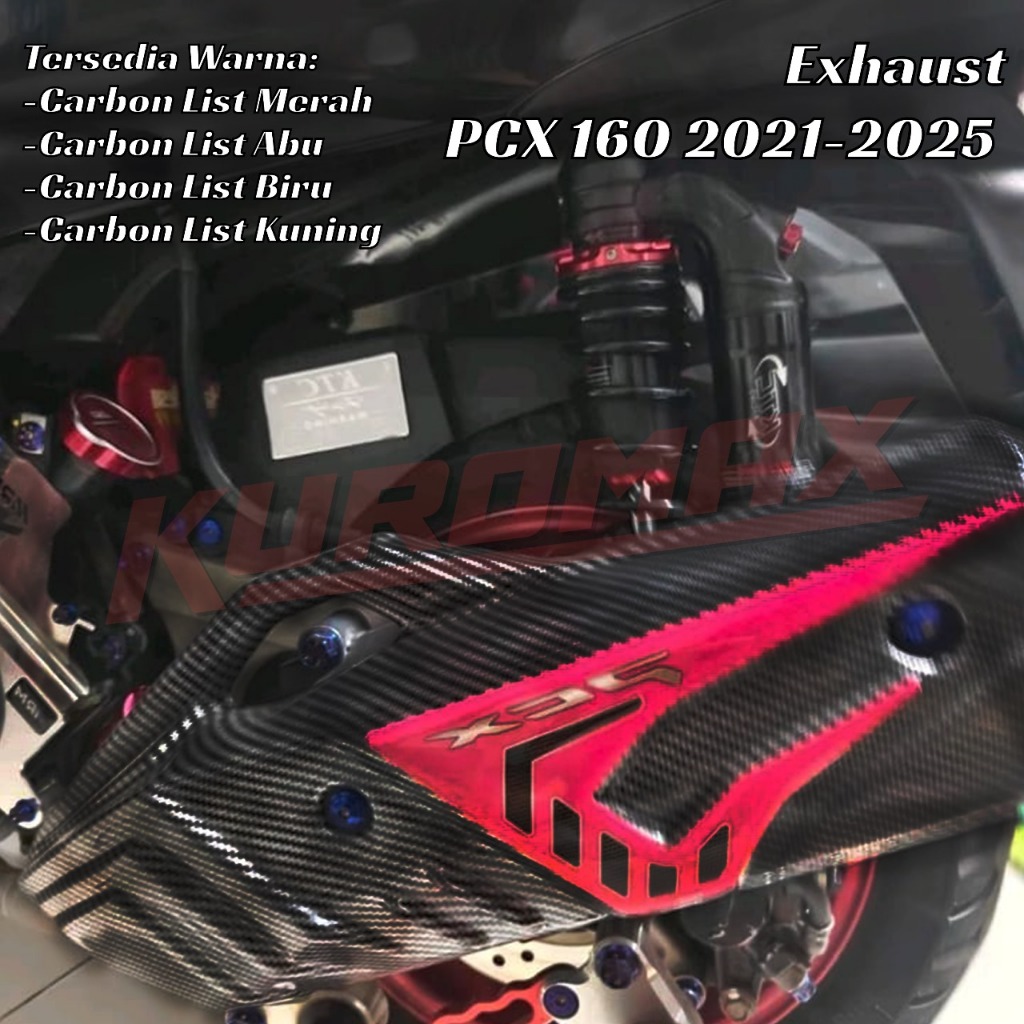 Exhaust Pcx 160 2021-2025 V 1 Pcx 160 Roadsyns Abs Cabon WTP