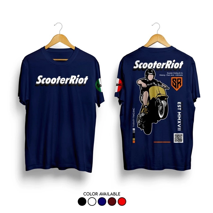 KAOS Scooter Riot VESPA Legend KAOS DISTRO Scooter Riot VESPA PRIA WANITA