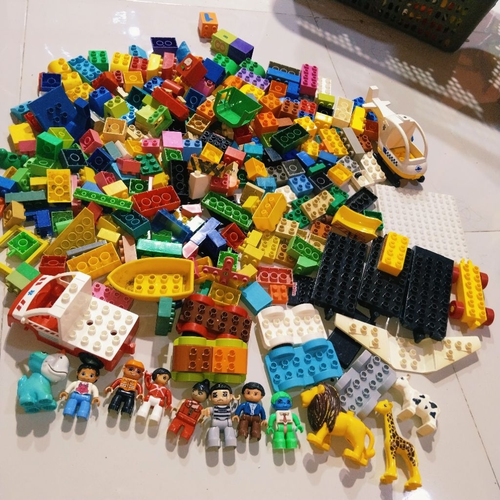 mainan lego duplo kw curah 1 kg
