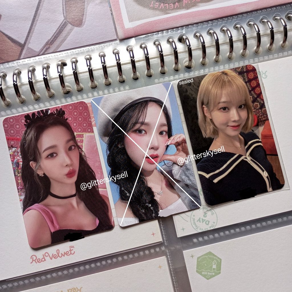 [Ready] Aespa Photocard Official Karina TC life's too short Winter mumo round girls 1