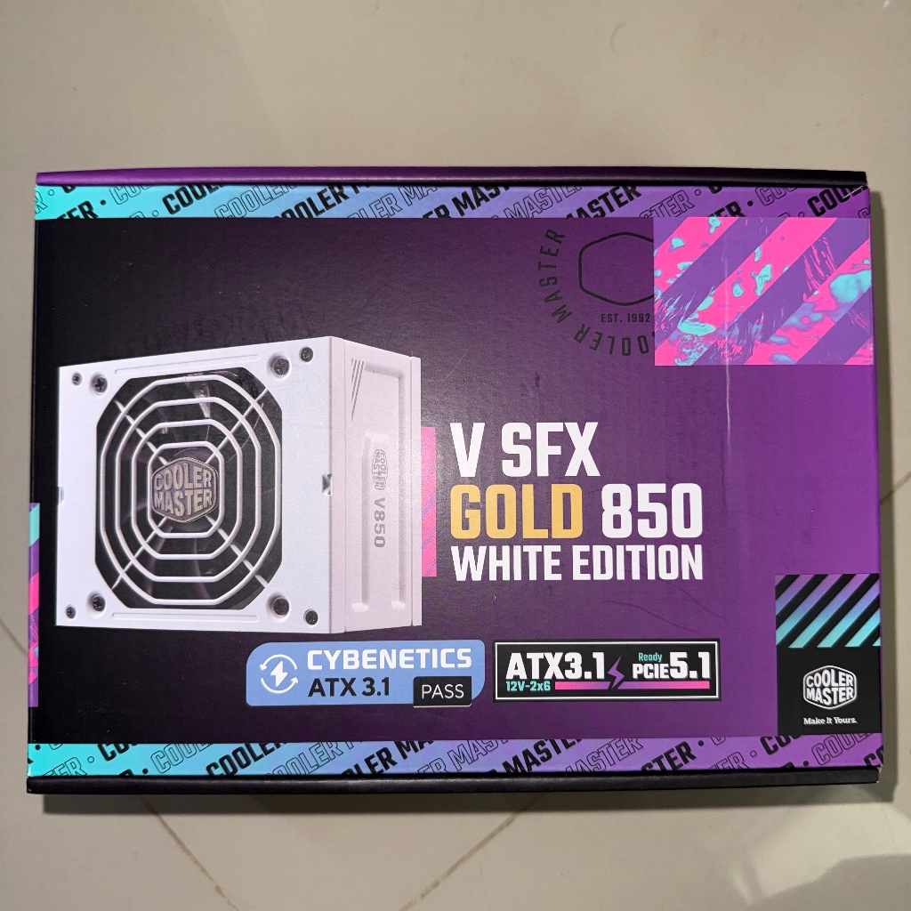 Cooler Master V SFX Gold 850 ATX 3.1 Power Supply cooler master v850 sfx white 80plus gold atx 3.1 p