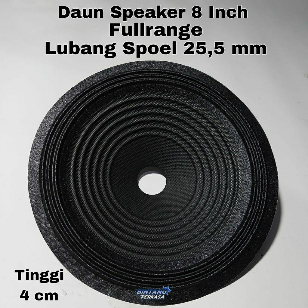 Daun konus kertas cone speaker spiker spk speker 8 Inch 8 in 8inch 8in Fullrange fullring fulring fu