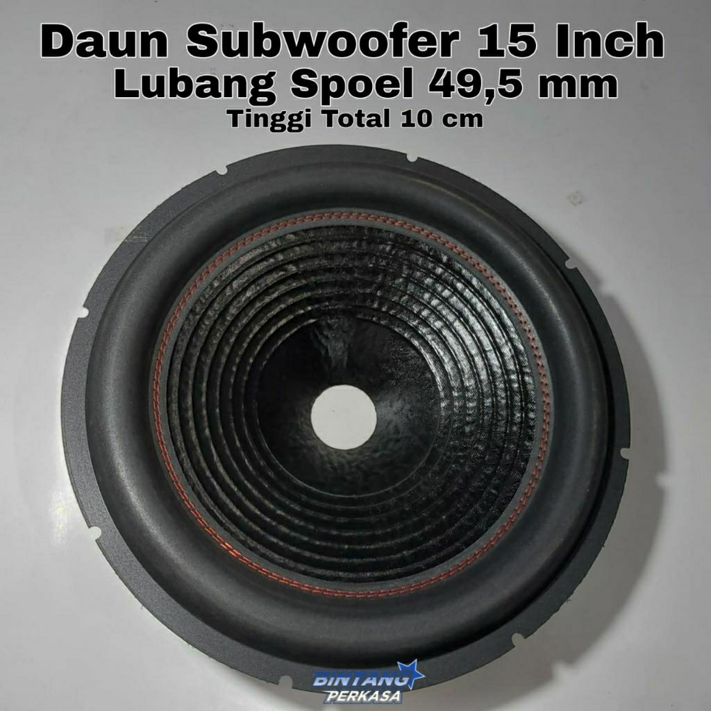 PRODUK IMPOR  Daun cone konus kertas spiker spk speker 15 inch 15 in 15inch 15in Subwoofer Lubang Sp